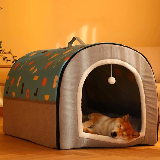 CozyGeo Nest: The Ultimate Warm Winter Haven for Pets