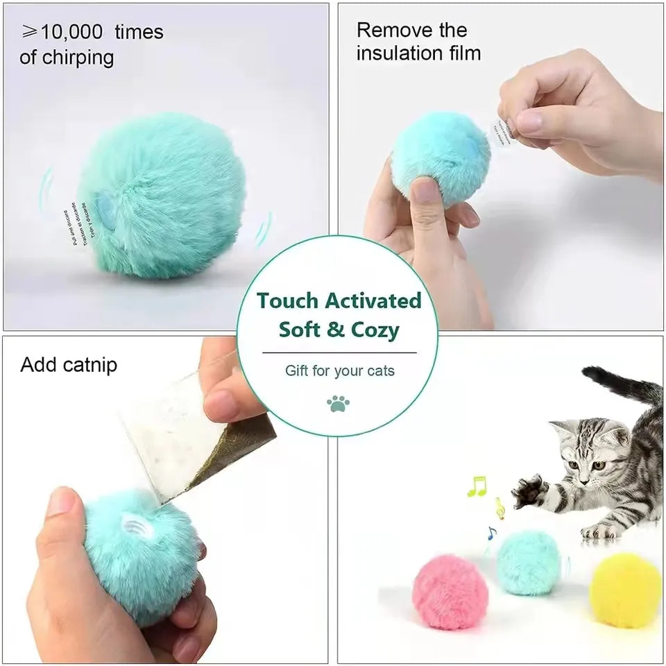 Purrfect Pounce Interactive Sound Ball
