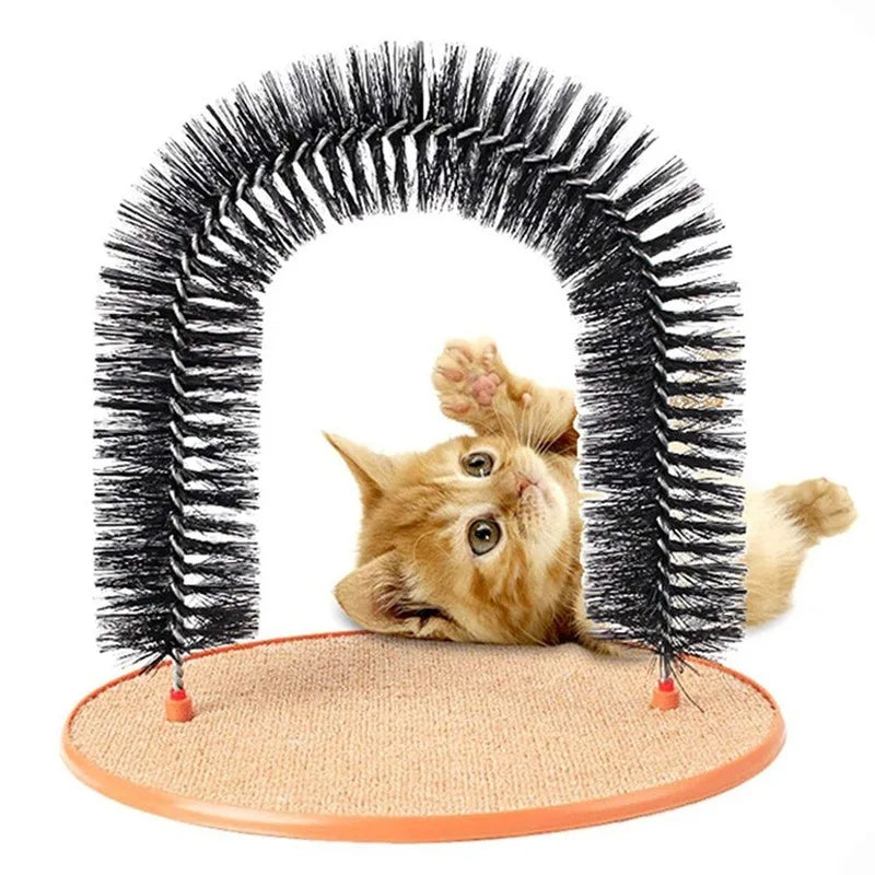 Cat Arch Grooming and Scratching Post