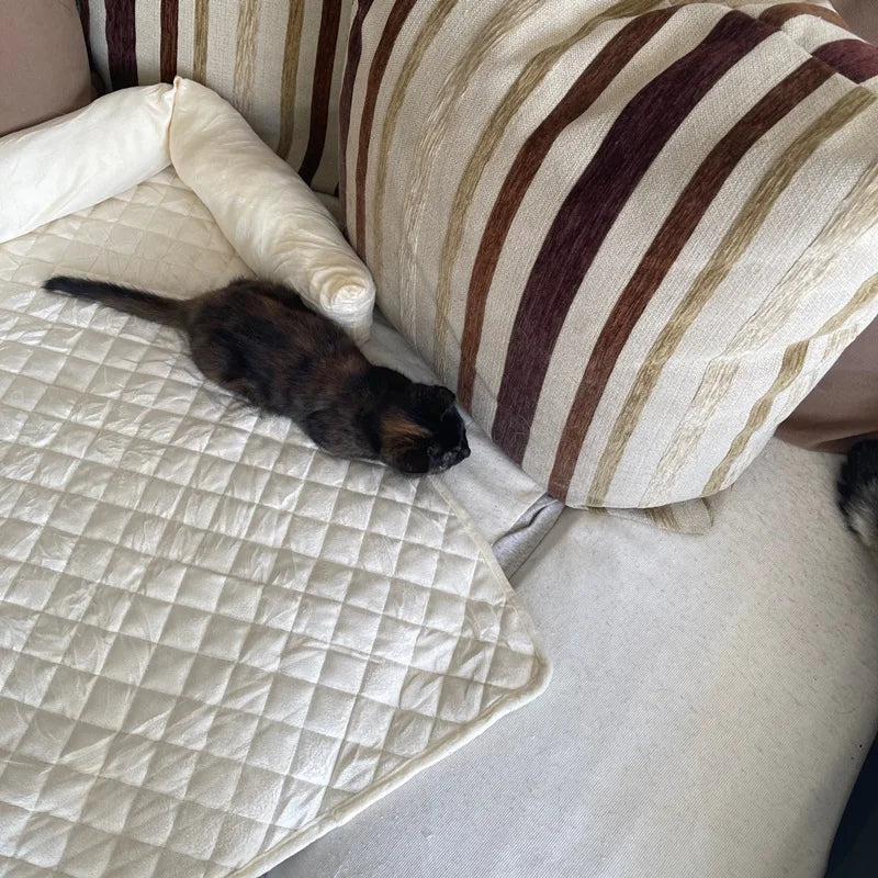 CozyVelvet Pet Bed Sofa Blanket