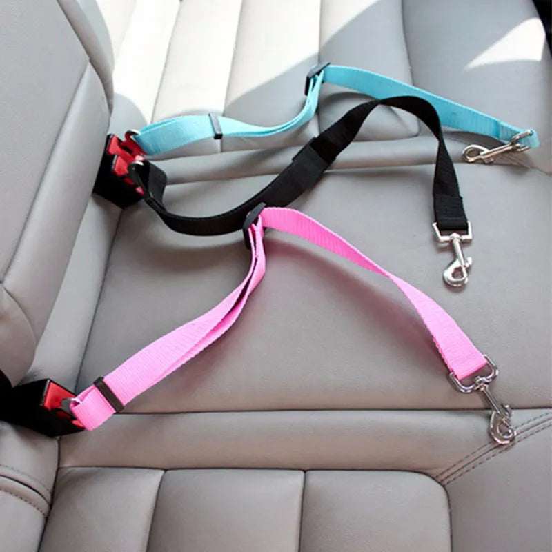 SafePaws DriveStrap: Adjustable Pet Car Safety Belt