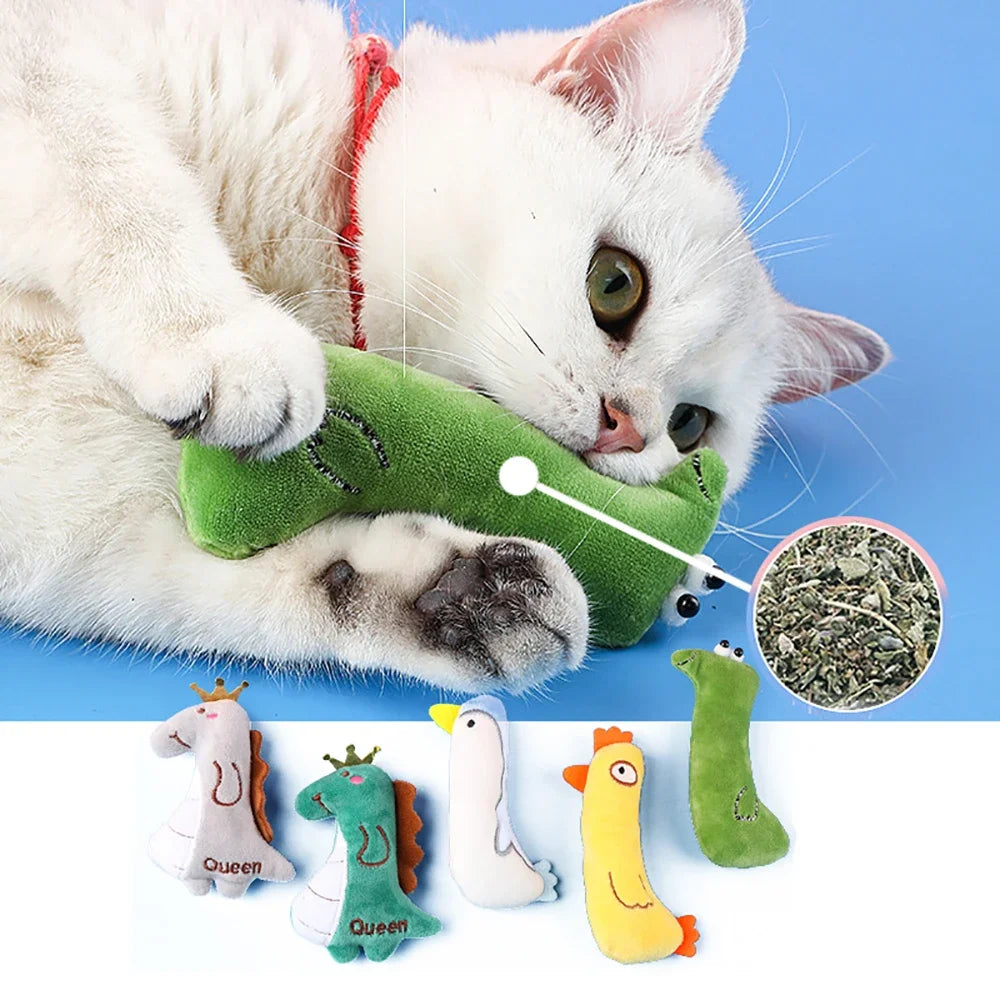 Catnip Bliss: Plush Thumb Pillow for Cats, Perfect for Teething and Teeth Grinding