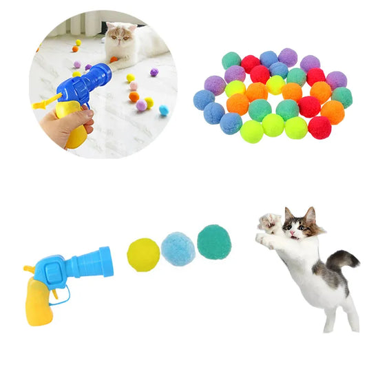 FabricFling Cat Ball Launcher