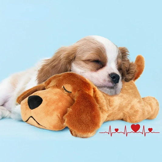SnuggleHeart Companion: The IFOYO Cozy Comfort Anxiety Relief & Training Plush for Puppies